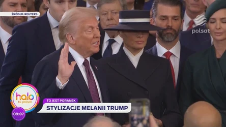 Czaja wyczaja stylizację pierwszej damy. Melania Trump zachwyciła na zaprzysiężeniu prezydenta