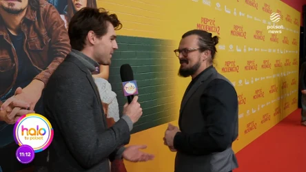 Maks Behr na premierze filmu 