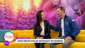 Miłość w cieniu kosmicznej misji – Aleksandra i Sławosz Uznańscy-Wiśniewscy w "halo tu polsat"
