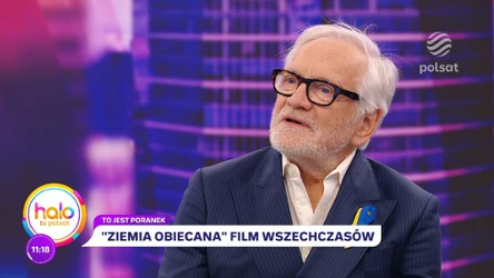 Andrzej Seweryn z żoną Katarzyną w 50. rocznicę premiery "Ziemi obiecanej"