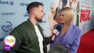 Olek Sikora na premierze filmu "Misie"