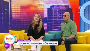 Grzegorz Kłak - pierwszy niewidomy zdobywca Korony Gór Polski oraz jego żona, niezastąpiona Magdalen