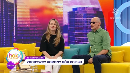 Grzegorz Kłak - pierwszy niewidomy zdobywca Korony Gór Polski oraz jego żona, niezastąpiona Magdalen