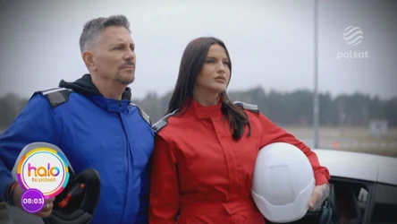 Karolina Gilon kontra Krzysztof Ibisz na torze wyścigowym. O wyniku zadecydowały ułamki sekundy