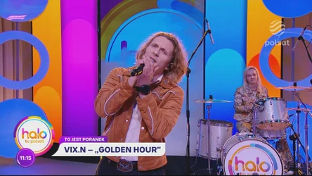 Występ na żywo w "halo tu polsat". Vix.N w piosence "Golden hour"