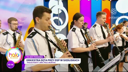 Występ orkiestry dętej z Siedlisk