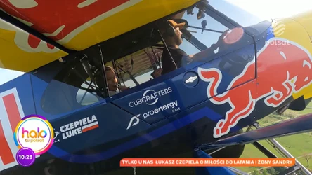 Łukasz Czepiela i jego żona Sandra. O miłości w przestworzach, oświadczynach na górze i "samolotowym