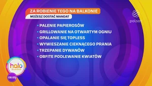 Tego nie wolno robić na balkonie. Grożą surowe mandaty