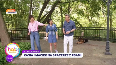 Z wizytą w ogrodzie Kasi i Maćka. Jakie plany na wakacje mają prowadzący "halo tu polsat"?