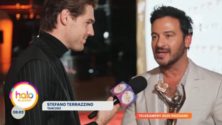 Maks Behr z kamerą na gali Telekamer