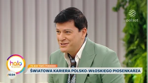 Patrizio Buanne, polsko-włoski wokalista w "halo tu polsat" 