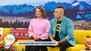 "Tata i Czadoman to dwie różne osoby". Paweł Dudek z córką w "halo tu polsat"
