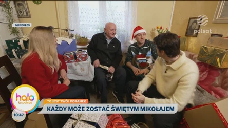 "halo tu polsat" ze Szlachetną Paczką w domu pana Wojciecha