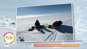 Marek Kamiński zdobył biegun południowy ze swym 18-letnim synem