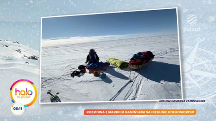 Marek Kamiński zdobył biegun południowy ze swym 18-letnim synem