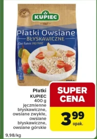 Płatki owsiane Kupiec