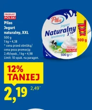 Jogurt naturalny Pilos