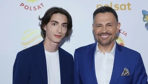 Krzysztof Ibisz z synem Maksymilianem w 2022 roku