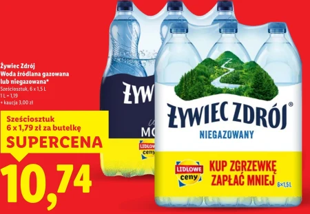 Негазована вода Żywiec zdrój