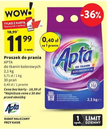 Пральний порошок Apta