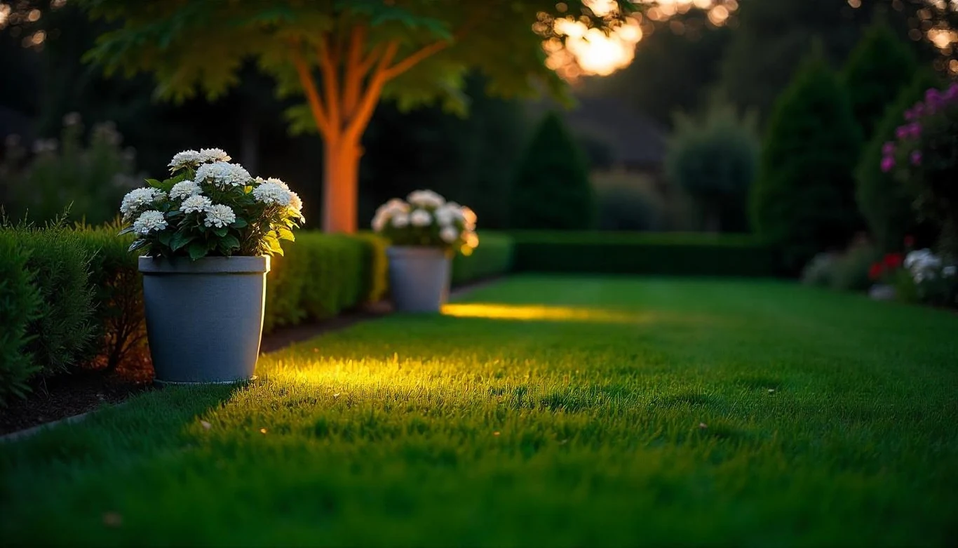 Doświetlenie ogrodu sprawi, że będziemy mogli z niego korzystać także wieczorami