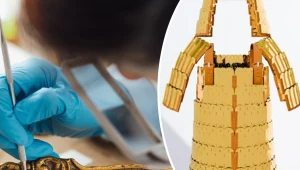Legendarny skarb odrestaurowany. W Chinach pokazano złotą zbroję