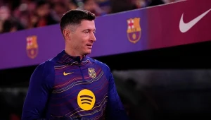 Wpadka Lewandowskiego, Polak zaczął się tłumaczyć. Tego nie było widać w TV