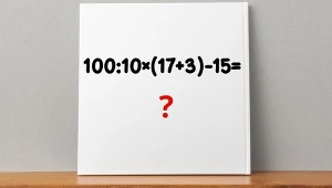 Ta zagadka to łatwizna. Liczby same układają się w prawidłowy wynik