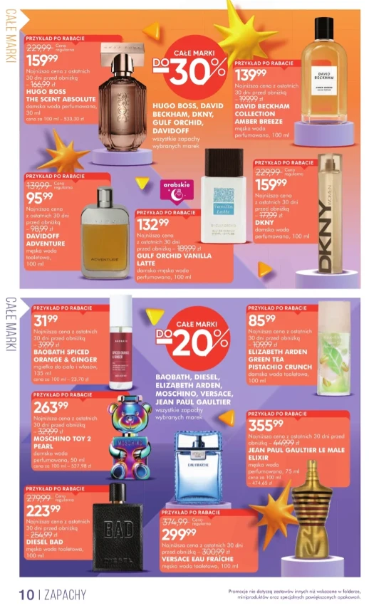 Perfumy w dużych obniżkach