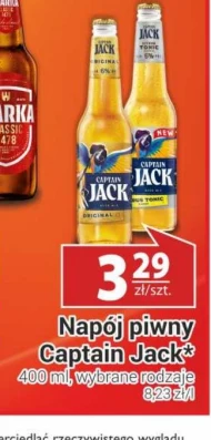 Napój piwny Captain Jack