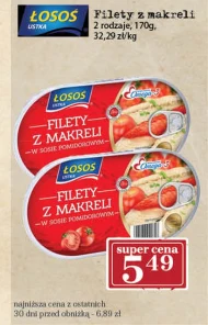 Filet z makreli Łosoś