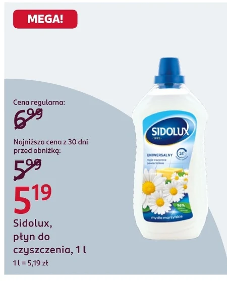 Рідина для чищення Sidolux