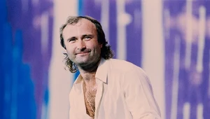 Phil Collins podczas Live Aid w 1985 r.