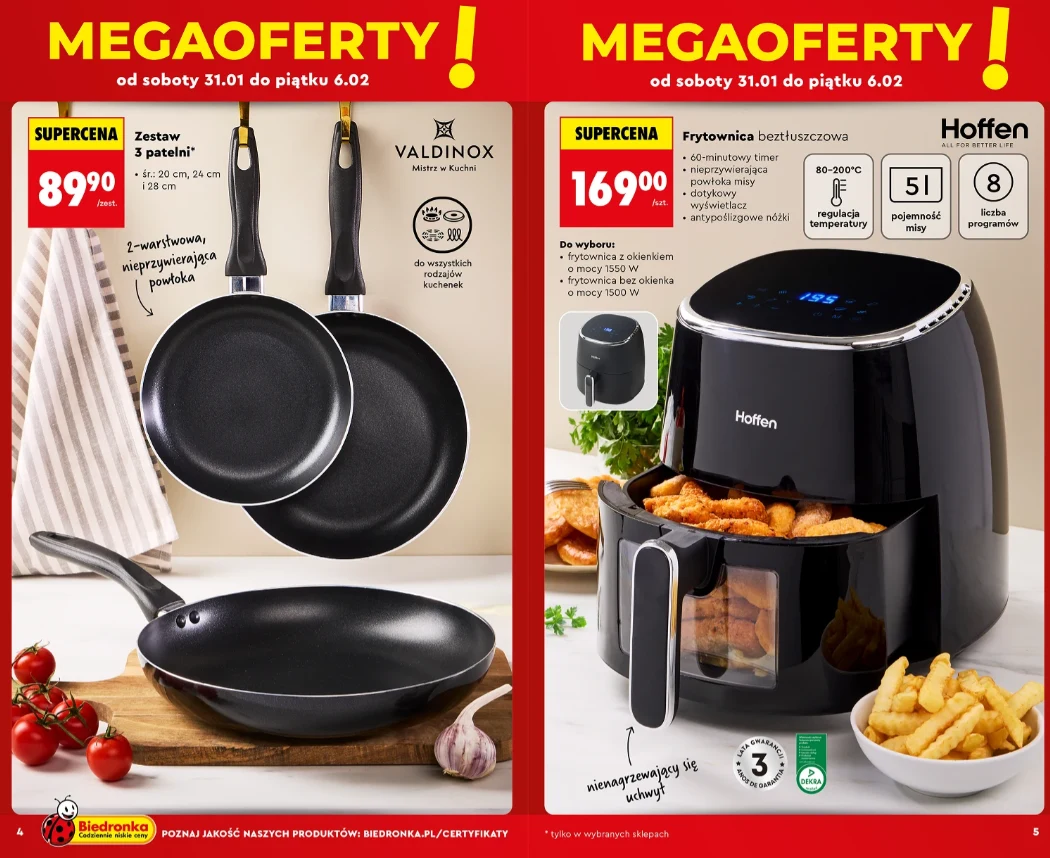 Patelnie i sprzęt kuchenny w supercenach Patelnie i sprzęt kuchenny w supercenach