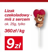 Lizak czekoladowy Ok.
