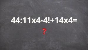Łatwa matematyka ze szkoły podstawowej? Nie każdy rozwiąże na piątkę