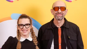 Agata Wątróbska i Janusz Chabior w "halo tu polsat" 