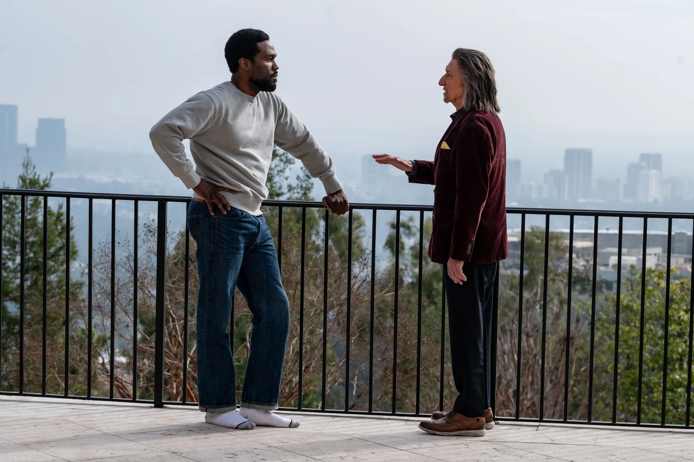 Yahya Abdul-Mateen II i Ben Kinglsey w serialu "Wonder Man"
