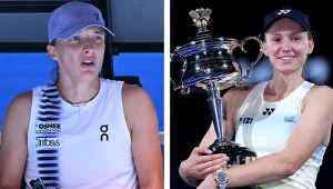 Iga Świątek i Jelena Rybakina