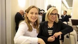 Wybory w Polsce 2050. Na zdj. Katarzyna Pełczyńska-Nałęcz i Paulina Hennig-Kloska