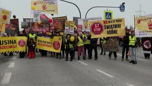 Protesty w Małopolsce. Mieszkańcy nie zgadzają się na "zakopiankę bis"