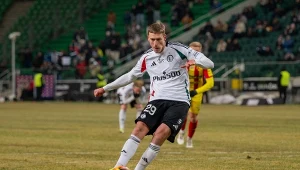 To była 44. minuta meczu Legii. Rajović podszedł do karnego i stało się to
