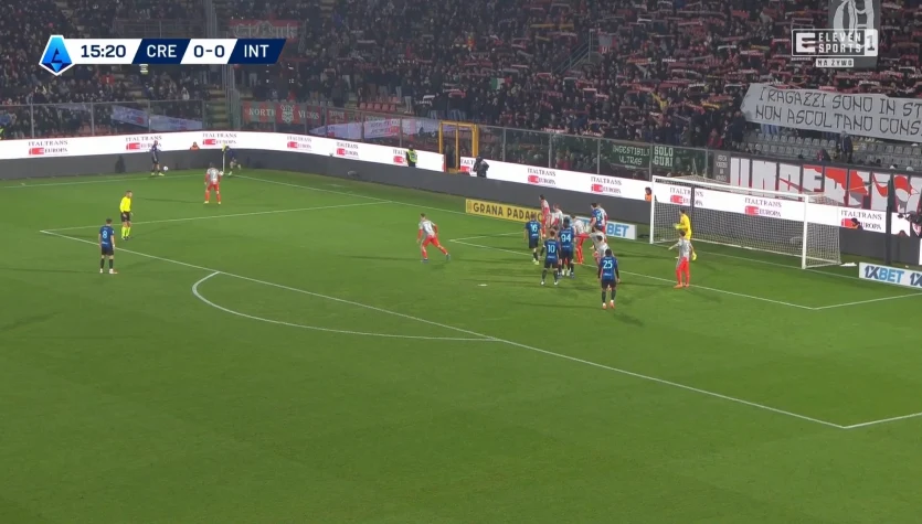 Cremonese – Inter Mediolan. Skrót meczu. WIDEO (Eleven Sports)