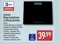 Waga łazienkowa Ambiano