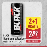 Napój energetyczny Black