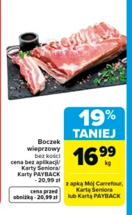 Boczek bez kości Carrefour