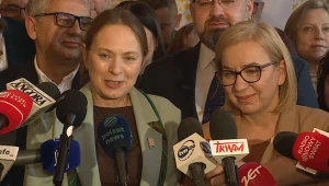 Pierwsza konferencja Pełczyńskiej-Nałęcz. Zwróciła się do rywalki z wyborów