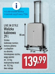 Walizka Live in style