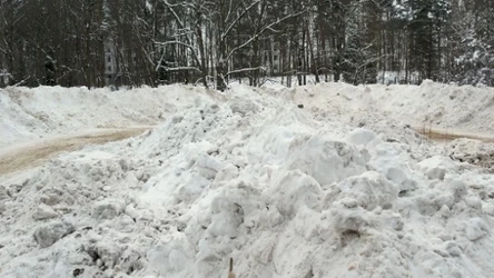 W tym sezonie do tej pory czysty śnieg do składowiska w Olsztynie transportowany był blisko 500 ciężarówkami.