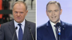 Premier Donald Tusk i prezydent Karol Nawrocki